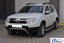 Dacia Duster 2008-2018 Defensa Delantera ST011 (Acero Inoxidable) foto 2