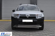 Renault Duster 2008–2017 Defensa Delantera ST017 (Acero Inoxidable) foto 4