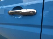 Mercedes Viano 2004-2014 Cubiertas de manijas de puerta en acero inoxidable 4 uds, OmsaLine - Acero Inoxidable Italiano foto 5