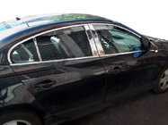 Renault Fluence 2009-2016 Cubiertas de pilares en acero inoxidable foto 1