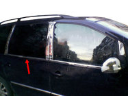 Seat Alhambra 1996-2010 Molduras de ventanas acero inoxidable (4 uds) foto 4
