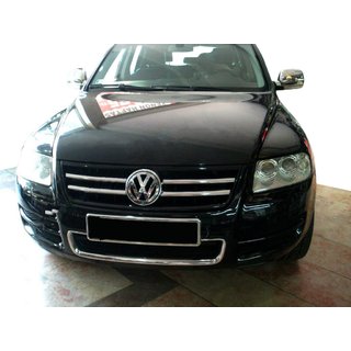 Cubiertas de parrilla (4 uds, acero inoxidable) Volkswagen Touareg 2002–2010 foto 1