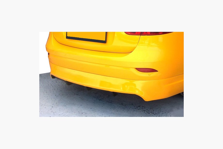 Renault Fluence 2009-2016 Aplique trasero inferior (imprimado para pintar) Image