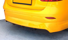 Renault Fluence 2009-2016 Aplique trasero inferior (imprimado para pintar) foto 1
