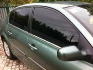 Renault Megane II 2004-2009 Molduras exteriores de ventanas acero inoxidable (4 uds) foto 2