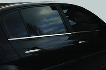 Renault Megane II 2004-2009 Molduras exteriores de ventanas acero inoxidable (4 uds) foto 4