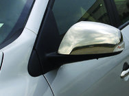 Renault Fluence 2009-2016 Cubiertas de Espejos (2 uds, Acero Inoxidable) Carmos - Acero Inoxidable Turco foto 2