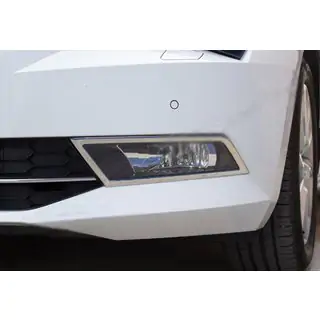 Embellecedores de Faros Antiniebla OmsaLine (2 uds, Acero Inoxidable)