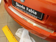 Skoda Fabia 2000-2007 Protector de Parachoques Trasero Nataniko (Acero Inoxidable) foto 1