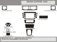Skoda Superb 2001-2009 Decoracion de Auto Hartman (Opcion N°2) foto 1