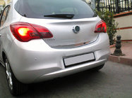 Opel Corsa D 2007-2014 Moldura maletero acero inoxidable foto 1