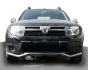 Dacia Duster 2008-2018 Defensa Delantera ST012 (Acero Inoxidable) foto 1
