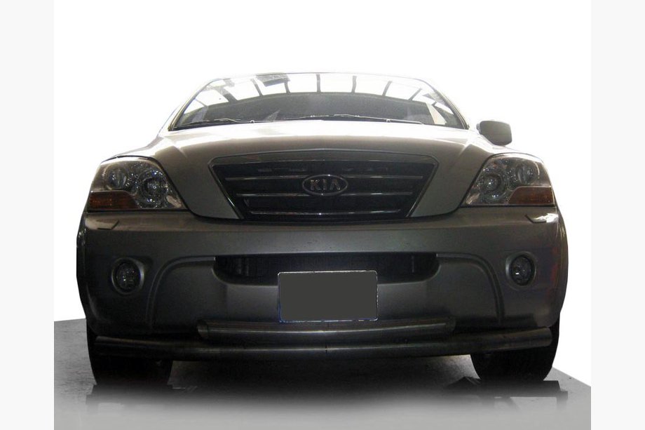 Kia Sorento I BL 2002-2009 Defensa Delantera ST014 (Acero Inoxidable) Foto 1