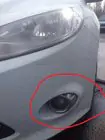 Ford Focus III 2011-2017 Cubiertas cromadas para faros antiniebla (2 uds., plastico) foto 5