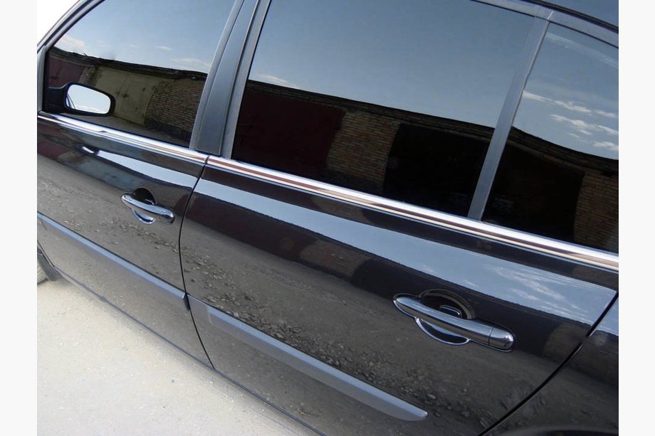 Renault Megane II 2004-2009 Molduras exteriores de ventanas acero inoxidable (4 uds) Image