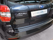 Subaru Forester 2013-2018 Protector de parachoques trasero Natanika (acero inoxidable) foto 1
