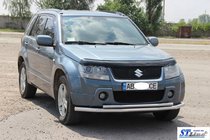 Suzuki Grand Vitara 2005-2017 Defensa frontal doble tubo 60/42mm acero inoxidable foto 9