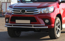 Toyota Hilux 2015- Defensa Delantera ST018 (Acero Inoxidable) foto 8