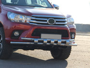 Toyota Hilux 2015- Defensa Delantera ST015 (Acero Inoxidable) foto 2