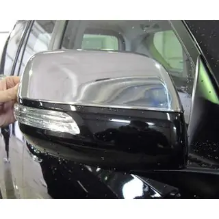 Cubiertas de Espejos 2012↗ (2 uds, Acero Inoxidable) Toyota Land Cruiser 200 2007-2021 foto 3