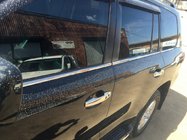 Toyota Land Cruiser 200 2007-2021 Molduras de ventana (6 uds, acero inoxidable) Carmos - Acero Inoxidable Turco foto 7