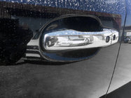 Toyota Land Cruiser 200 2007-2021 Cubiertas Cromadas para Manijas de Puerta 2008-2015 (4 uds, Acero Inoxidable) 4 espacios para botón, OmsaLine - Acero inoxidable italiano foto 1