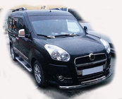 Opel Combo 2012-2018 Defensa Delantera ST014 (Acero Inoxidable) 60/42 mm foto 1