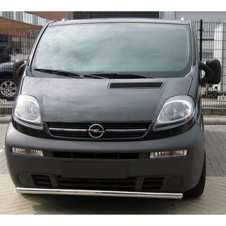 Defensa Delantera ST008 (Acero Inoxidable) Opel Vivaro 2001–2015 foto 1