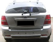 Kia Sorento I BL 2002-2009 Barra Trasera AK002-Doble (Acero Inoxidable) foto 1