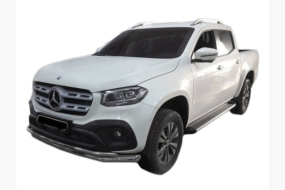 Mercedes X class 2017-2020 Defensa frontal ST017 (acero inoxidable, 60mm) Image