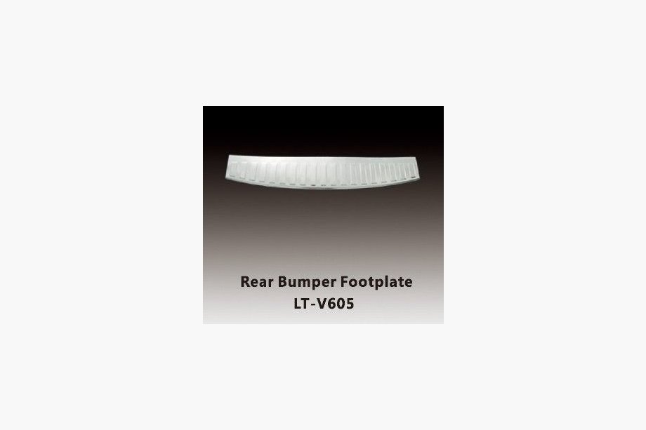 Toyota Rav 4 2006-2013 Protector de parachoques trasero 2011-2013 (Libao, acero inoxidable) Image