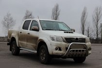 Toyota Hilux 2006-2015 Defensa Delantera WT002 (Acero Inoxidable) foto 3