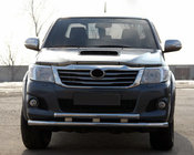 Toyota Hilux 2006-2015 Defensa Delantera ST014 (Acero Inoxidable) foto 1