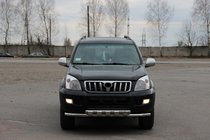Toyota Land Cruiser Prado 120 2002-2009 Defensa Delantera ST015 (Acero Inoxidable) foto 2