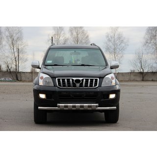 Defensa Delantera ST015 (Acero Inoxidable) Toyota Land Cruiser Prado 120 2002-2009 foto 3