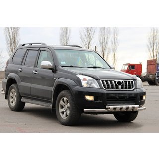 Defensa Delantera ST015 (Acero Inoxidable) Toyota Land Cruiser Prado 120 2002-2009 foto 4
