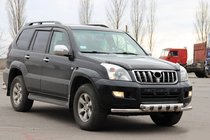Toyota Land Cruiser Prado 120 2002-2009 Defensa Delantera ST015 (Acero Inoxidable) foto 4