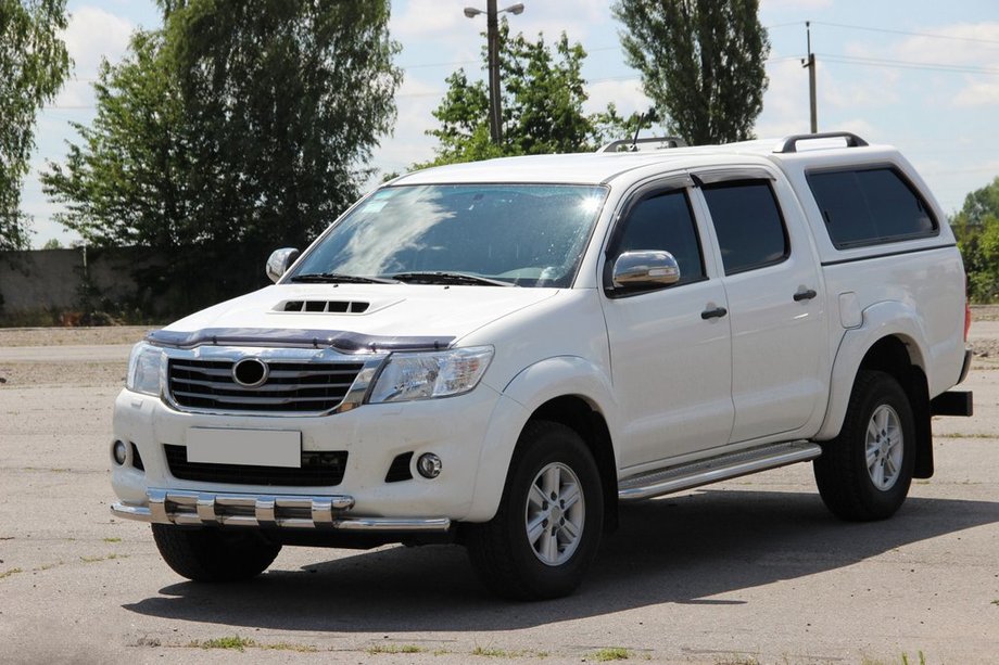 Toyota Hilux 2006-2015 Defensa Delantera ST015 (Acero Inoxidable) Foto 2