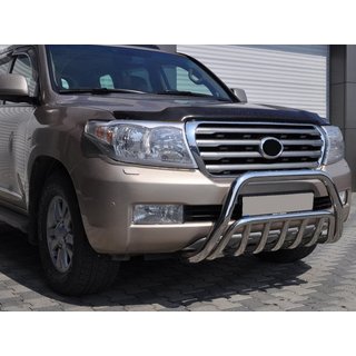 Defensa Delantera WT002 (Acero Inoxidable) Toyota Land Cruiser 200 2007-2021 foto 1