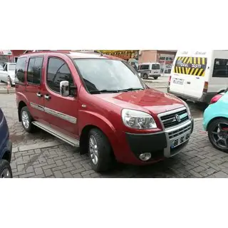 Molduras de Puerta Modelo Ancho (4 uds, Acero Inoxidable) Fiat Doblo I 2005-2010 foto 4