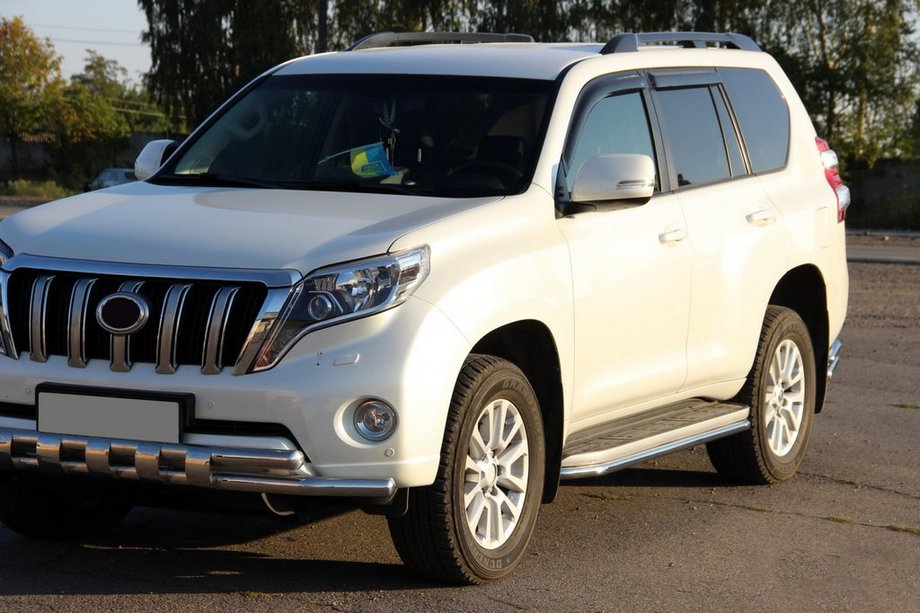 Toyota Land Cruiser Prado 150 2009-2023 Estribos Laterales BB004 (2 uds, Acero Inoxidable) Foto 2