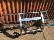 Toyota Land Cruiser Prado 120 2002-2009 Parachoques delantero usado con protector de faros (Original) foto 1