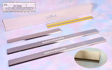 Volkswagen EOS 2006-2011 Cubiertas de Umbral Natanika Standard (2 uds, Acero Inoxidable) foto 1