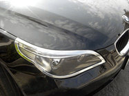 BMW 5 Series E60/E61 2003-2010 Cubiertas de faros (2 uds., Plástico) foto 1