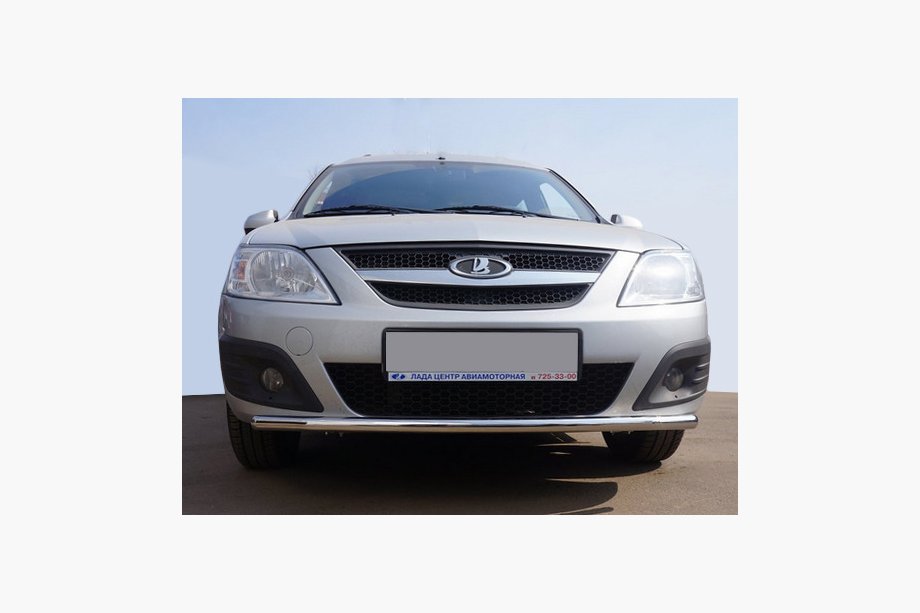 Dacia Logan MCV 2004-2014 Barra Inferior Delantera ST008 (Acero Inoxidable) 51 mm Image