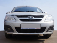 Dacia Logan MCV 2004-2014 Barra Inferior Delantera ST008 (Acero Inoxidable) 51 mm foto 1