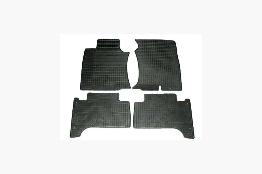 Toyota Land Cruiser Prado 120 2002-2009 Alfombrillas de goma (4 uds, Doma) Image