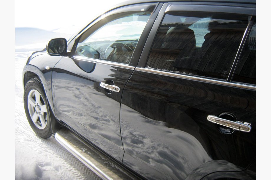 Toyota Rav 4 2006-2013 Molduras exteriores de ventanas acero inoxidable (4 uds) Carmos - Acero Inoxidable Turco Foto 1