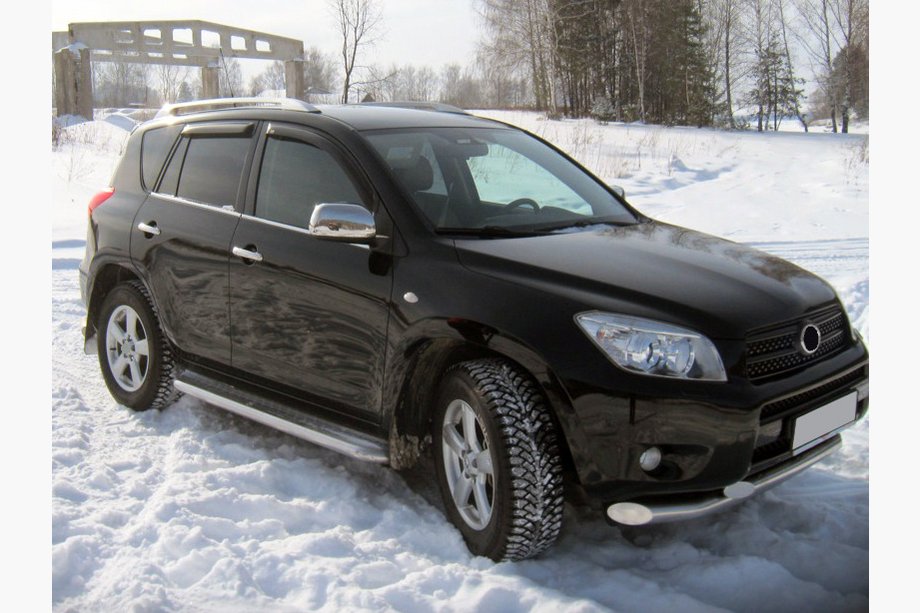 Toyota Rav 4 2006-2013 Molduras exteriores de ventanas acero inoxidable (4 uds) Carmos - Acero Inoxidable Turco Foto 2