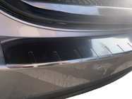 Mazda CX-5 2017–2025 Protector de parachoques trasero con borde Elite (acero inoxidable) foto 1
